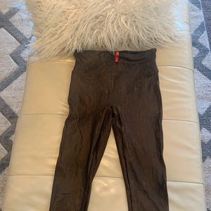 Spanx Faux snakeskin leggings